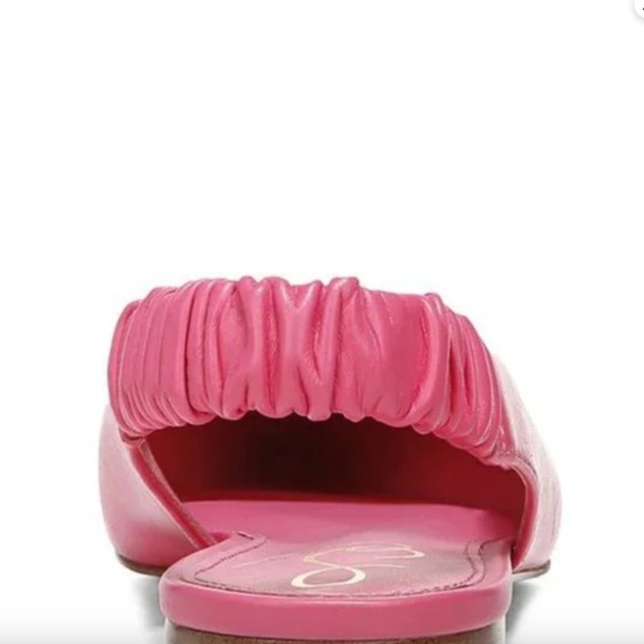 NWB Sam Edelman Whitney Pointed Toe Flat Size 8 M (Rose Leather) - Picture 4 of 11